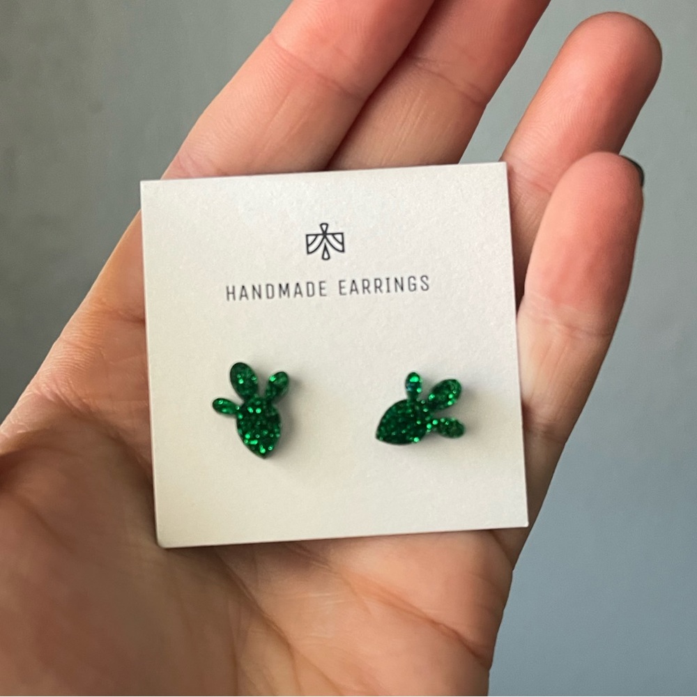 Phoenix Supply Co. Cactus Earrings – Locally Handmade in Arizona
